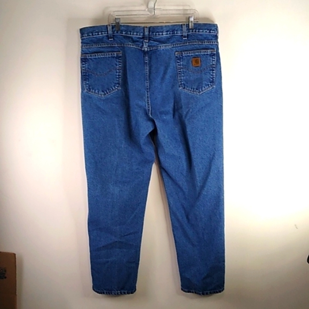 Carhartt - Relaxed Fit Blue Jeans - Size 46x32 - Picture 4 of 6